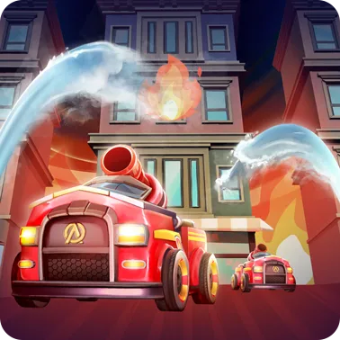 Blaze Breakers, an Aviron rowing game where your effort powers water blasts at fires
