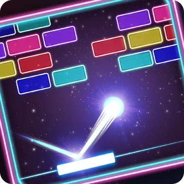 Boss Breaker, an Aviron brick-breaker rowing game with neon bricks
