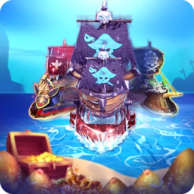Rags to Riches, an Aviron rowing game where every stroke fires cannons at pirate ships