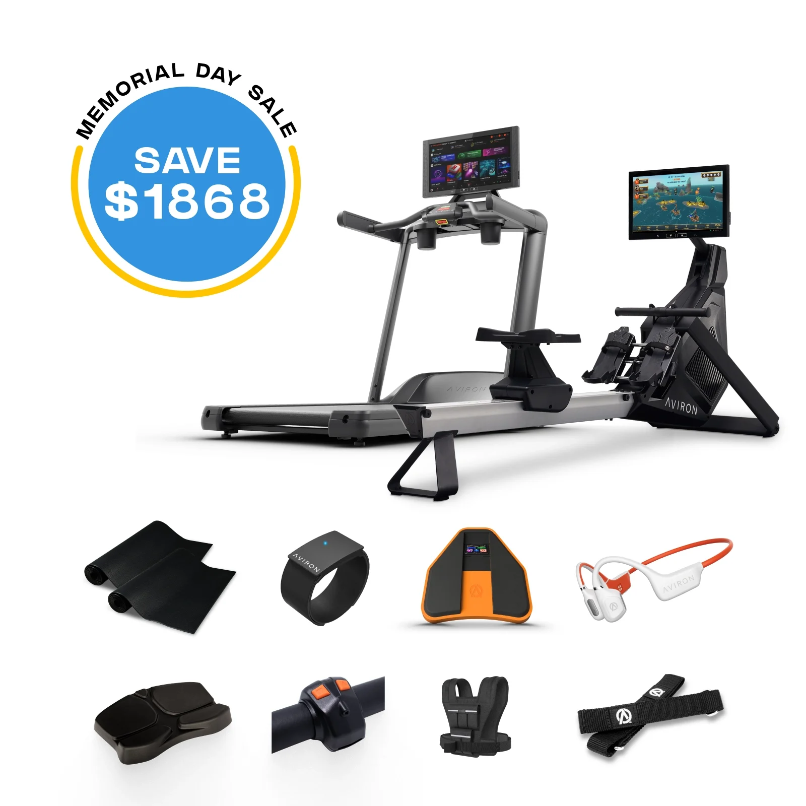Strong Rower & Victory Treadmill - Ultimate Package
